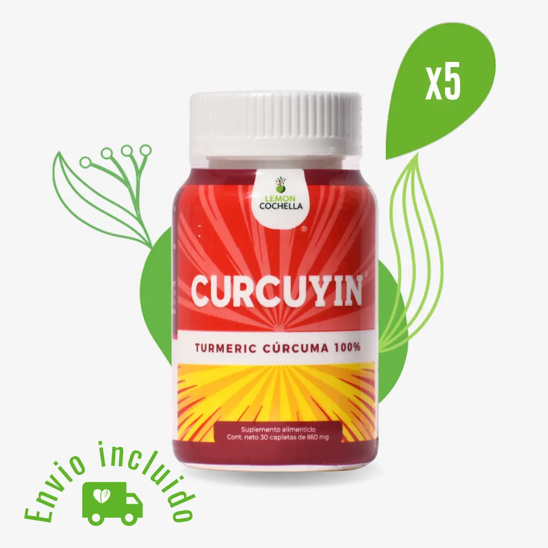 Curcuyin – 30 grageas – 5 frascos