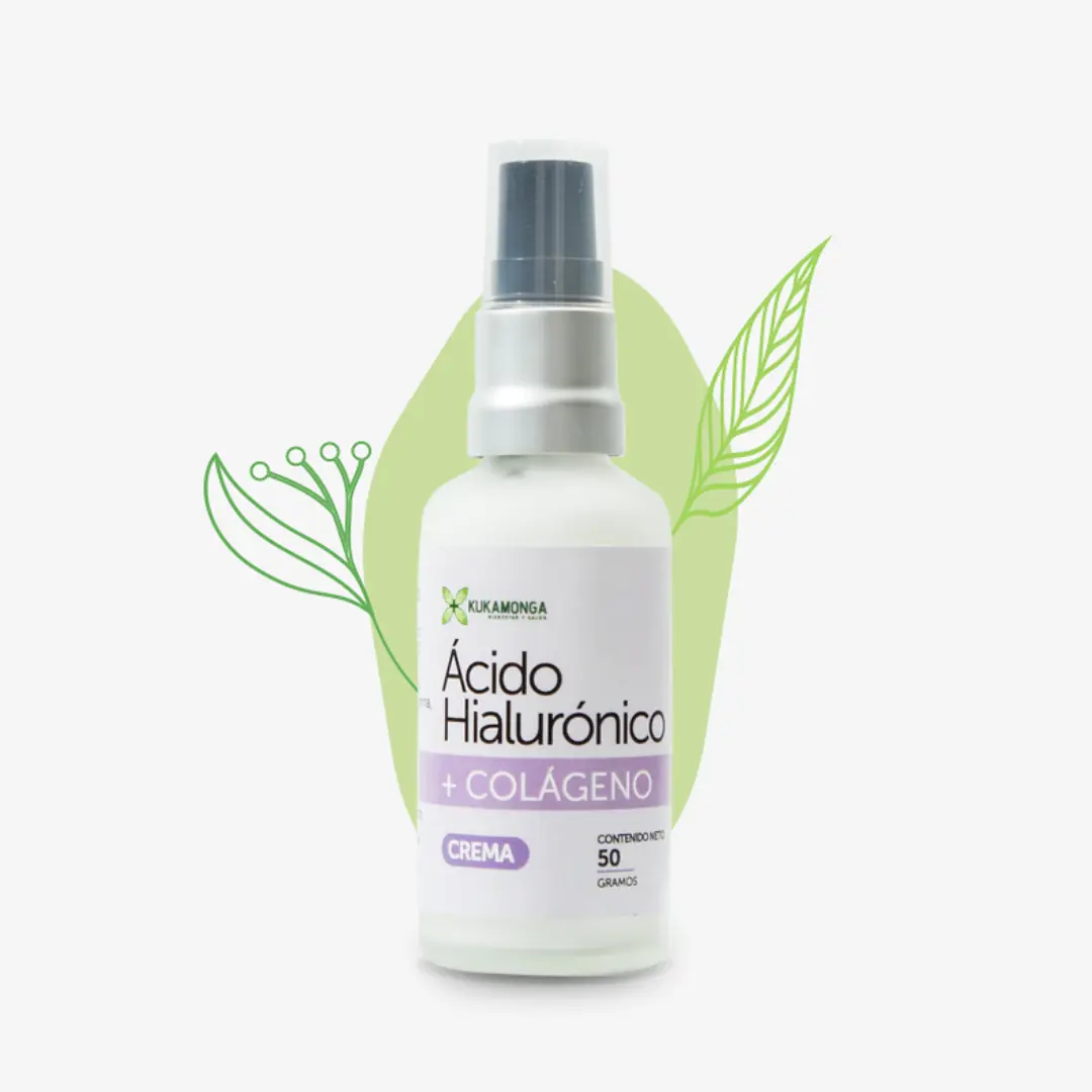 Crema De Acido Hialurónico y Colágeno 50 gr – KUKAMONGA