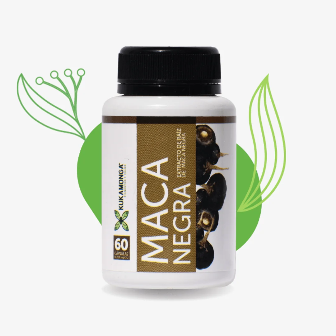 Maca Negra – 60 Cápsulas – KUKAMONGA
