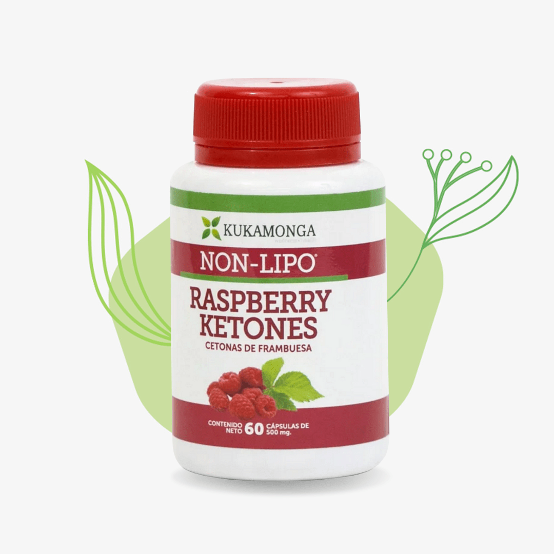Raspberry Ketones – 60 Cápsulas – KUKAMONGA