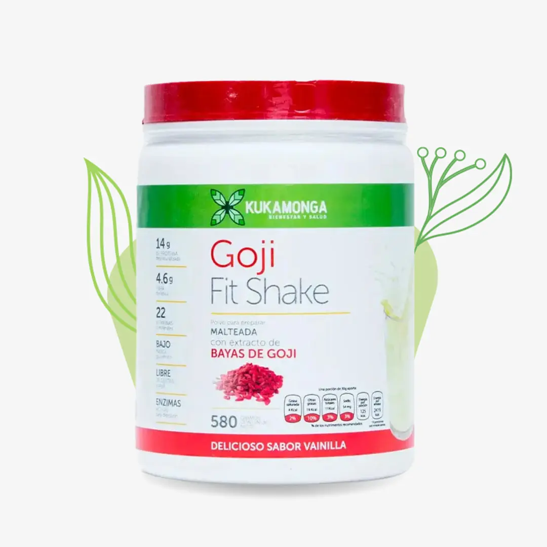 Goji Fit Shake sabor vainilla 580gr – KUKAMONGA