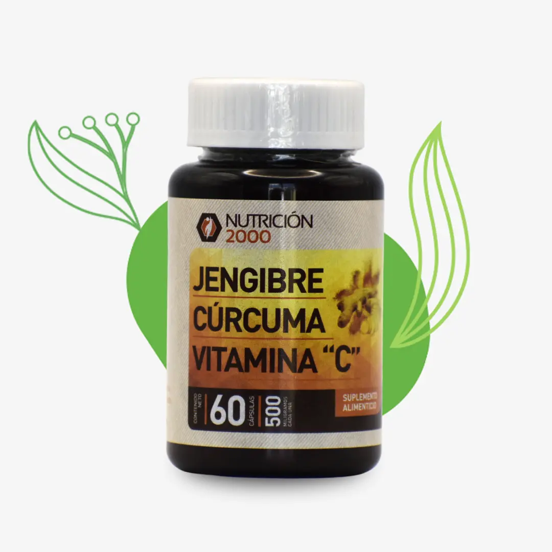 Jengibre Curcuma Vitamina C – Nutrición 2000