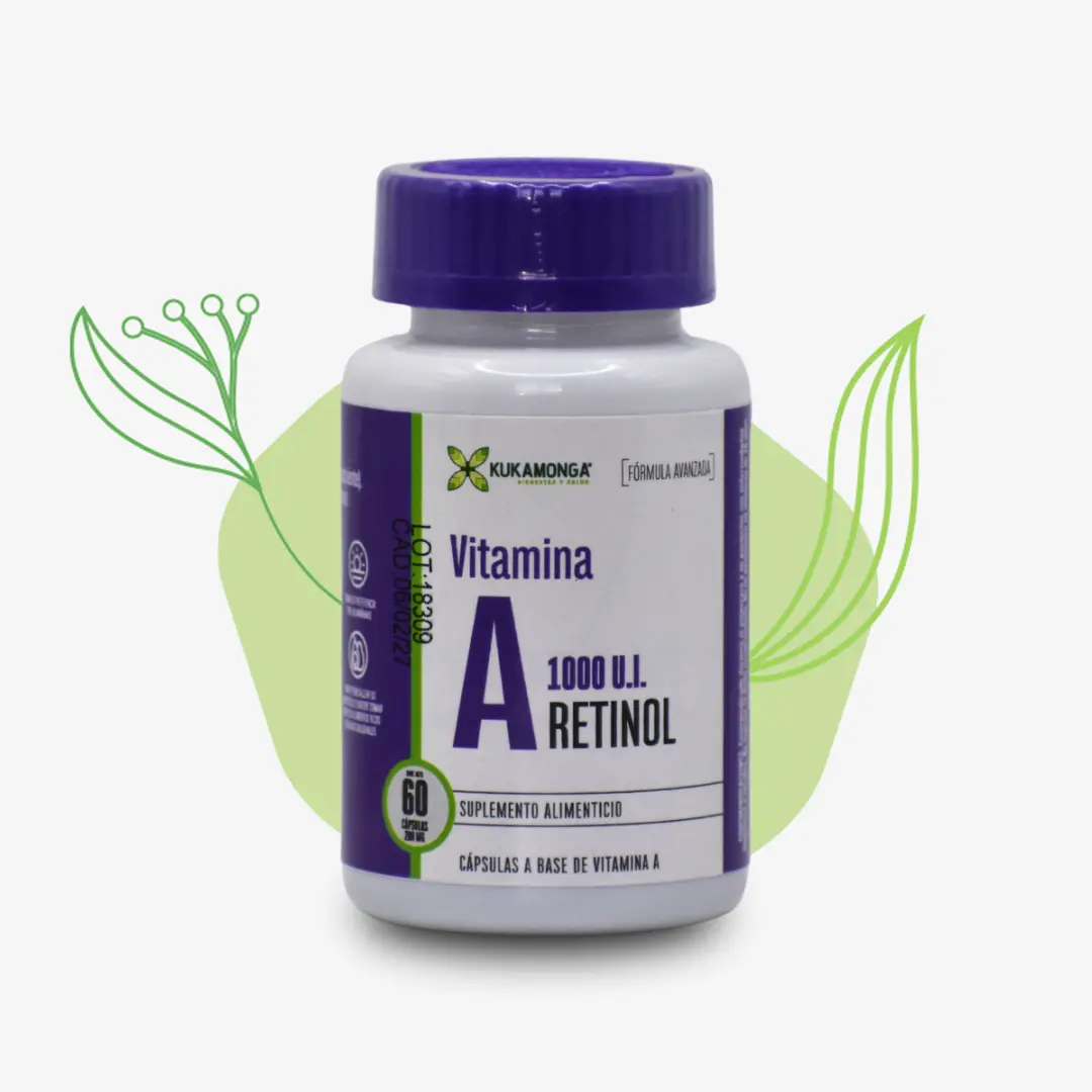 Vitamina A 60 cápsulas – KUKAMONGA